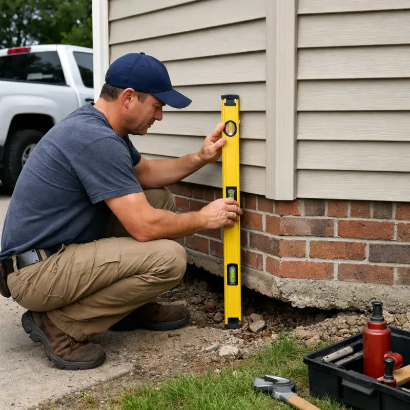 Foundation Settling Repair Stafford