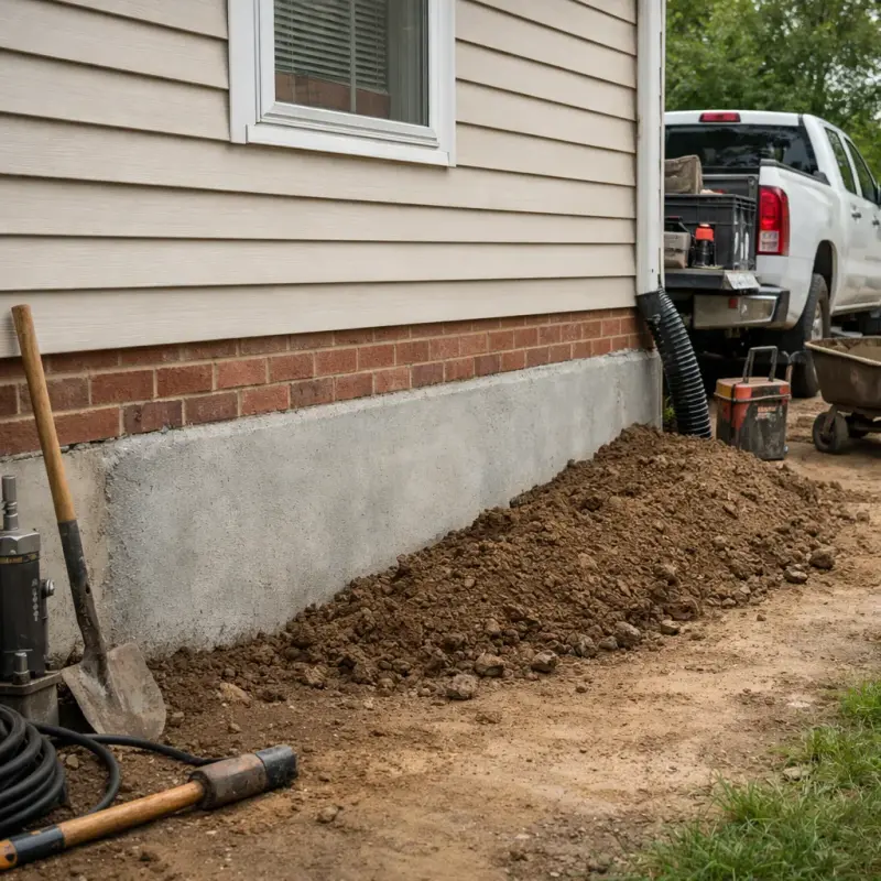 Stem Wall Repair Stafford